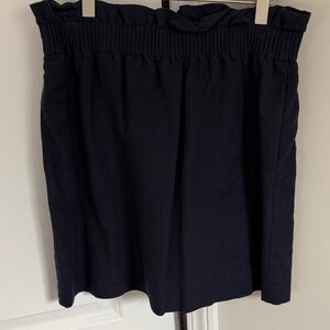 J. Crew Navy Blue Mini Skirt